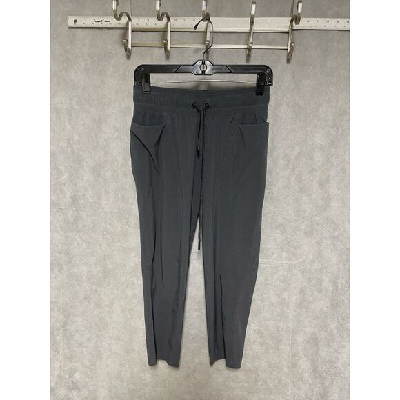 PrAna Pants Women XS Gray Leonora Yoga Capri‎ Outdoor Performance Hiking Active - Picture 1 of 11